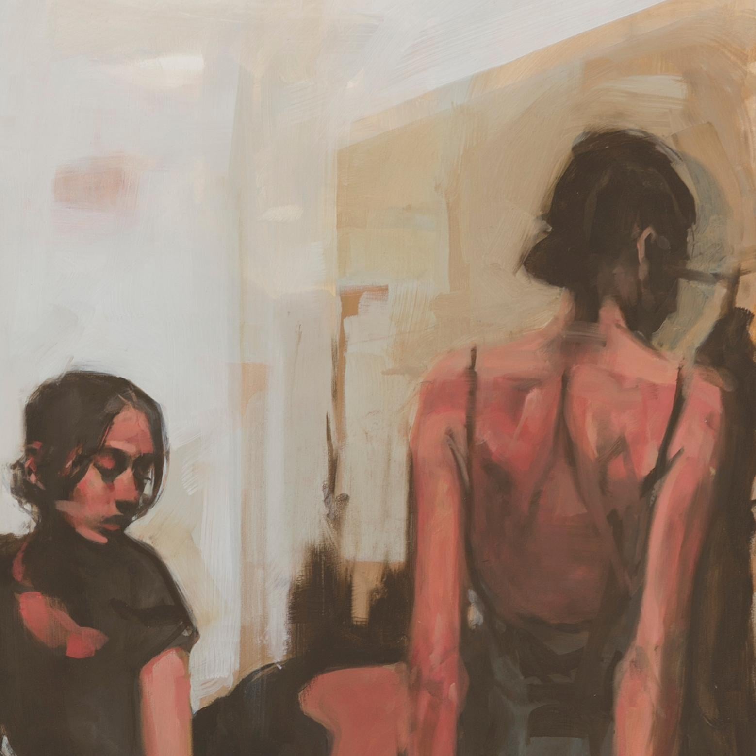 „Dimensional“ (2024) Originales Ölporträtgemälde von Michael Carson 2