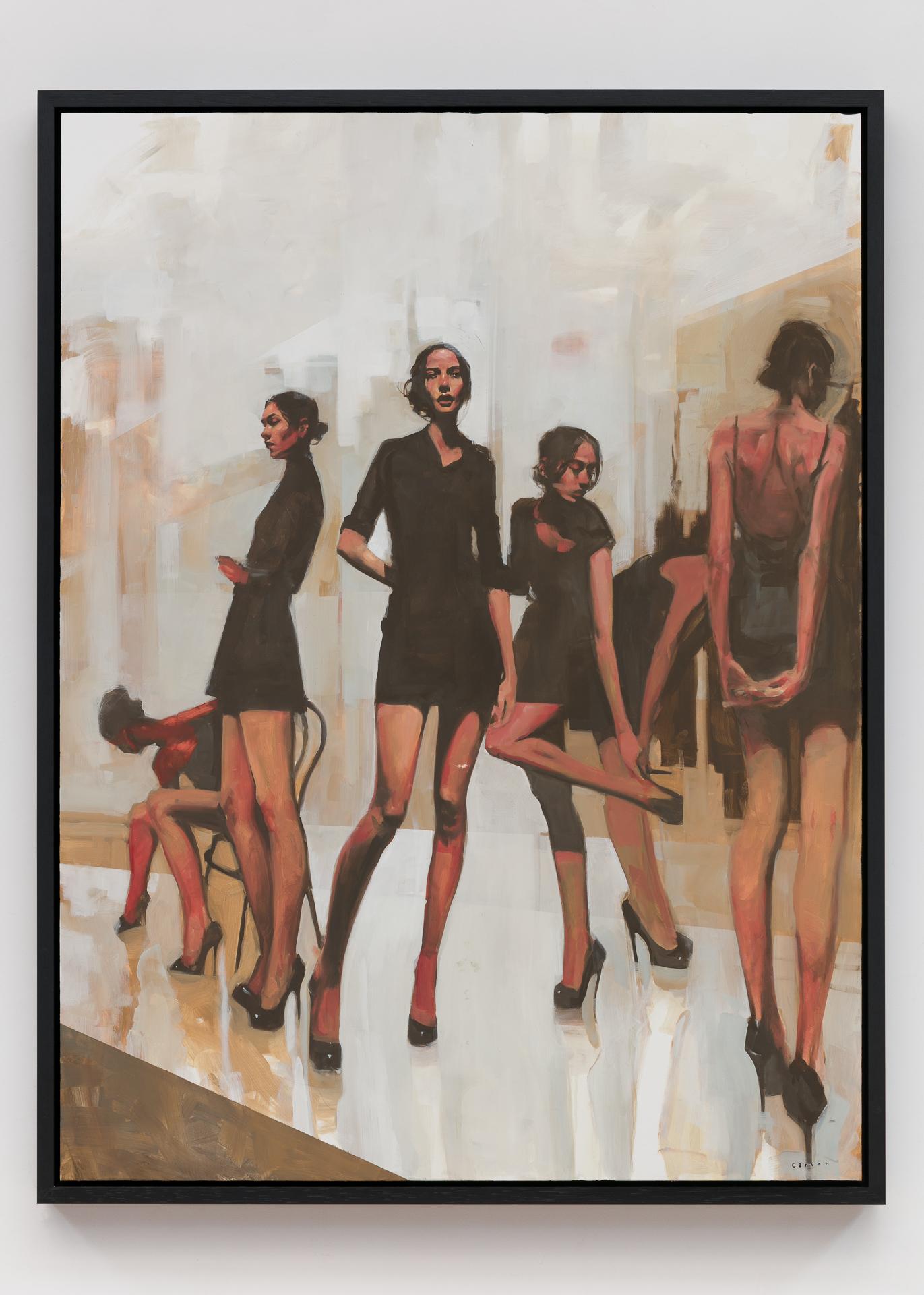 „Dimensional“ (2024) Originales Ölporträtgemälde von Michael Carson 4