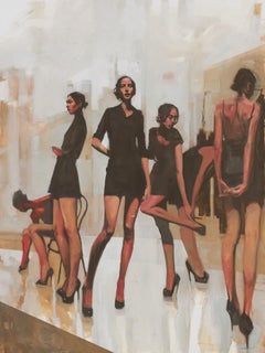 "Dimensional" (2024) Original Oil Portrait Painting by Michael Carson