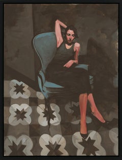 « Chaise italienne » (2024) Peinture à l'huile originale de Michael Carson