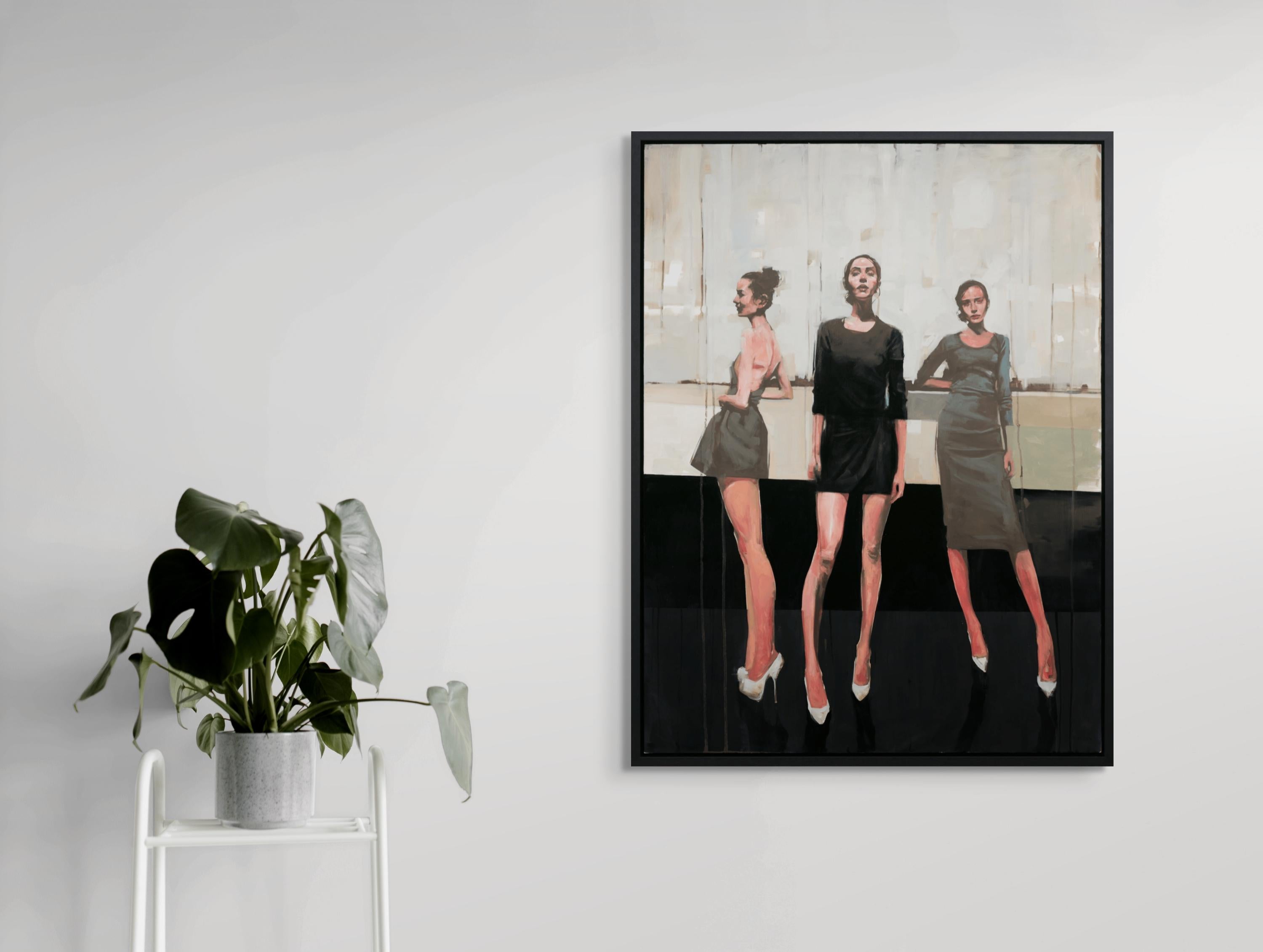 „Land“ (2024) Original Öl-Porträtgemälde von Michael Carson im Angebot 8