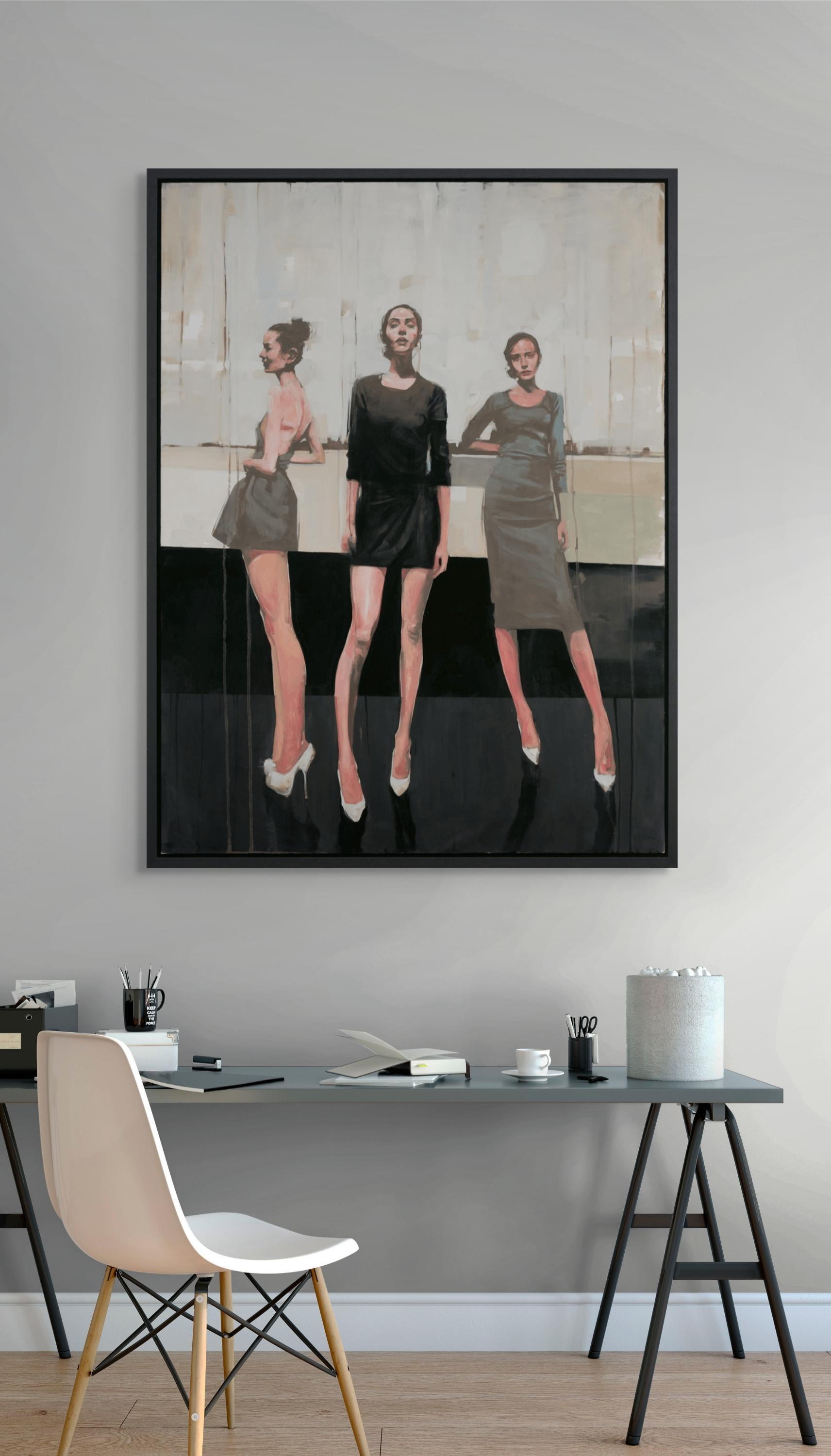 „Land“ (2024) Original Öl-Porträtgemälde von Michael Carson im Angebot 9