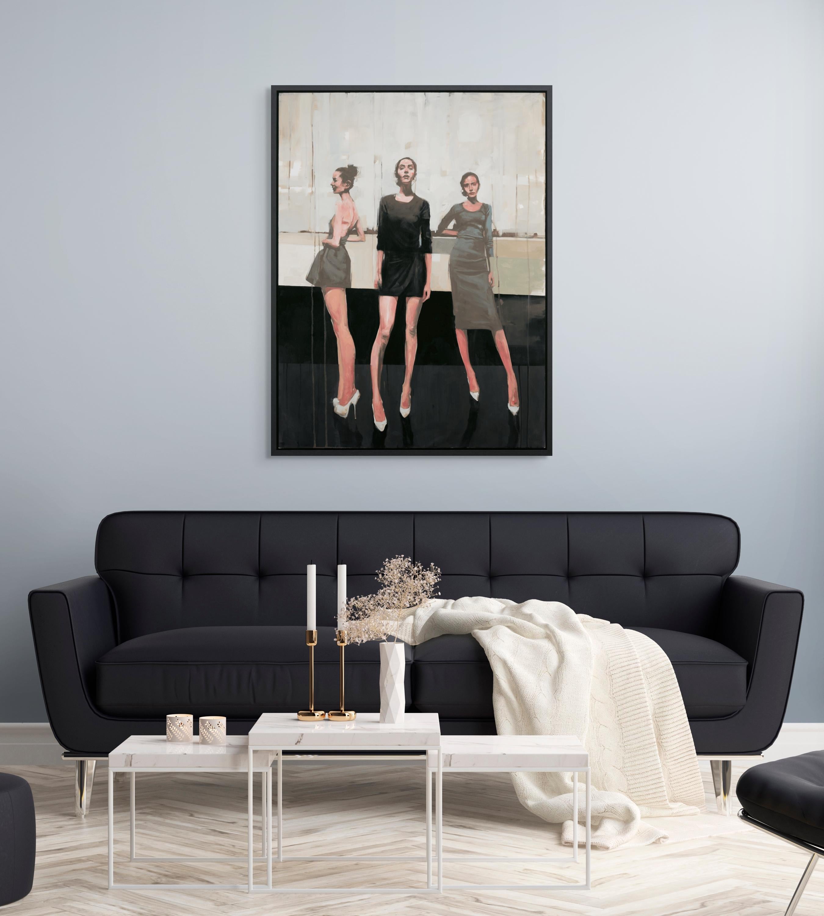 „Land“ (2024) Original Öl-Porträtgemälde von Michael Carson im Angebot 10