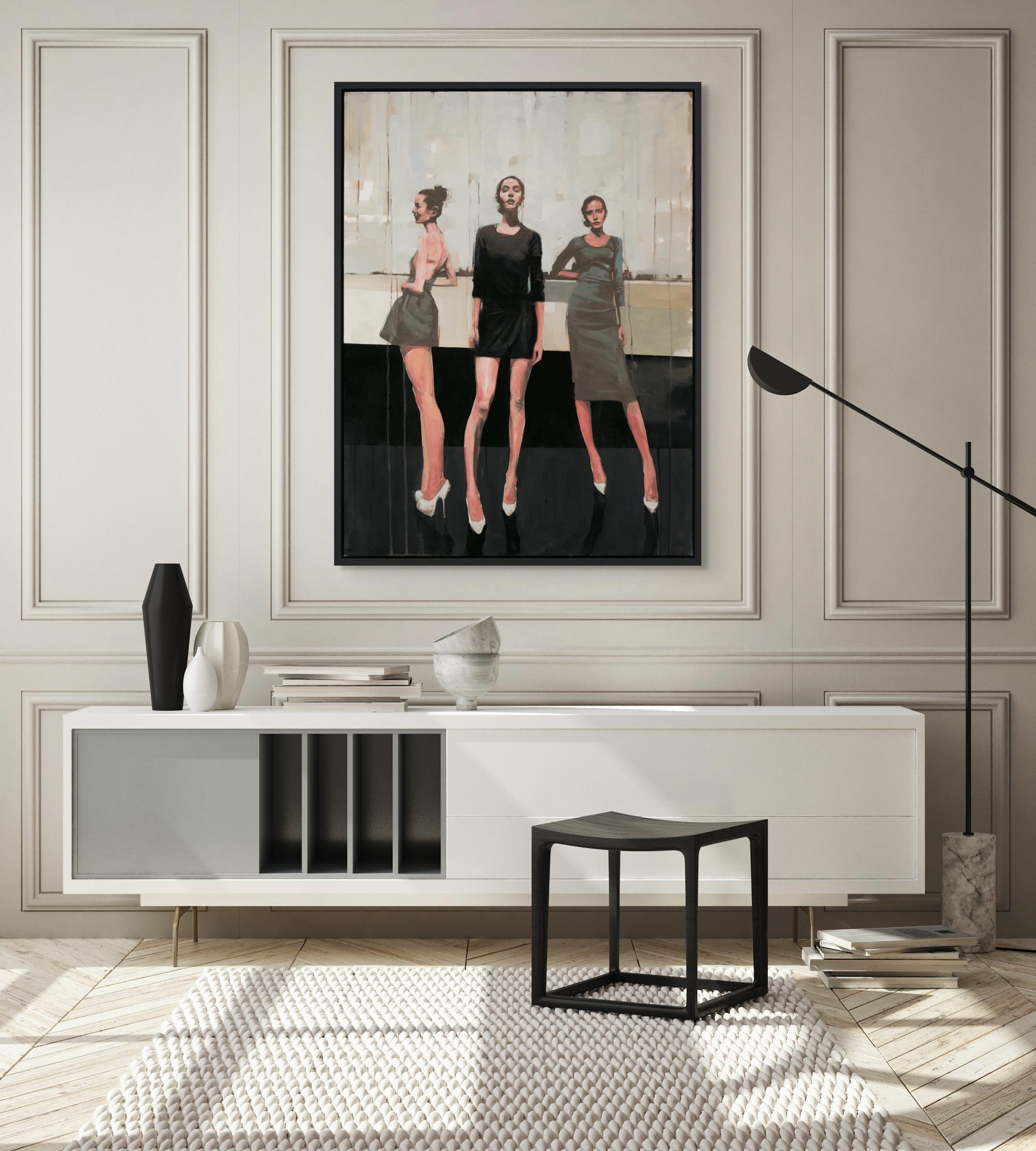 „Land“ (2024) Original Öl-Porträtgemälde von Michael Carson im Angebot 11