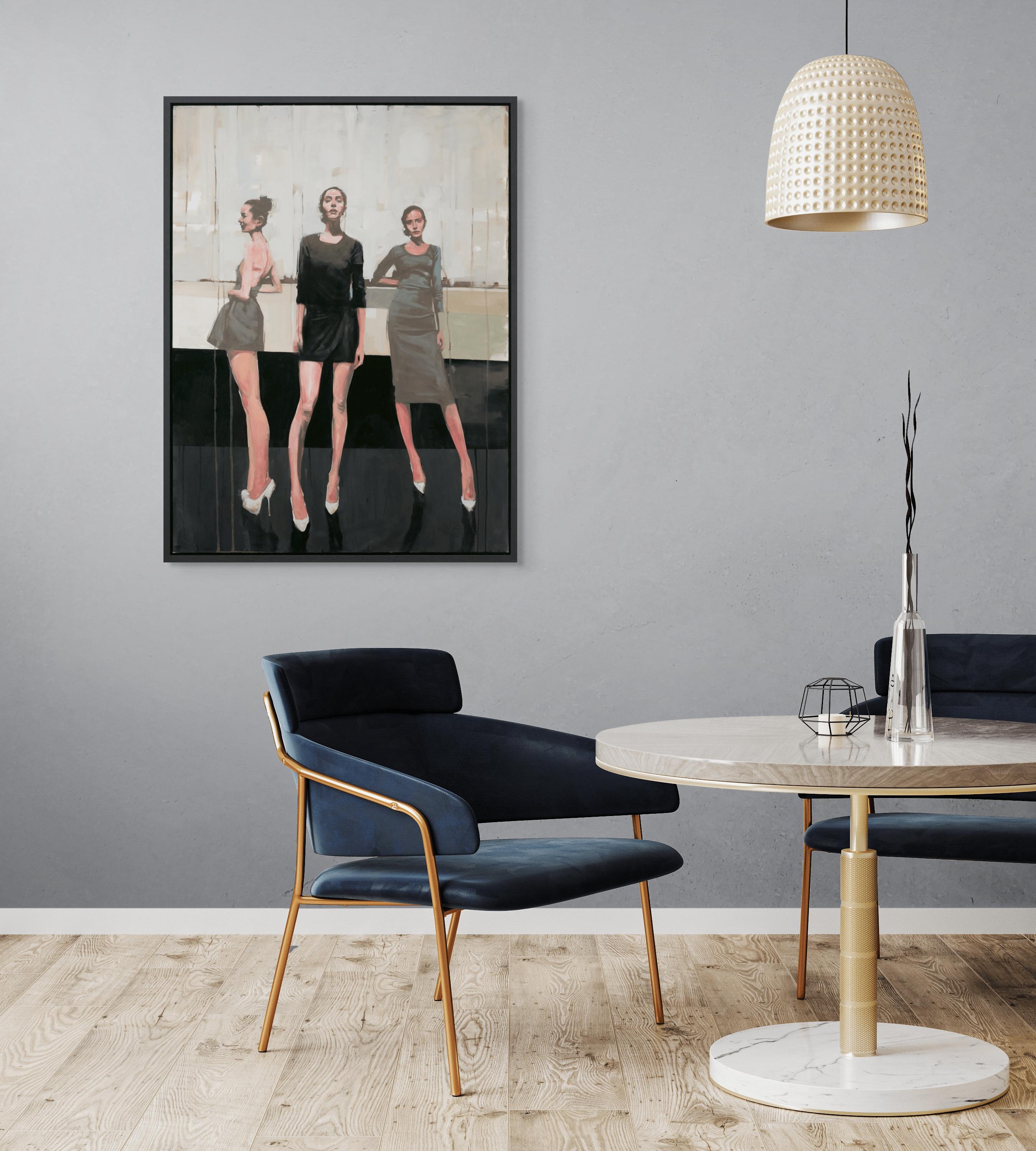 „Land“ (2024) Original Öl-Porträtgemälde von Michael Carson im Angebot 12