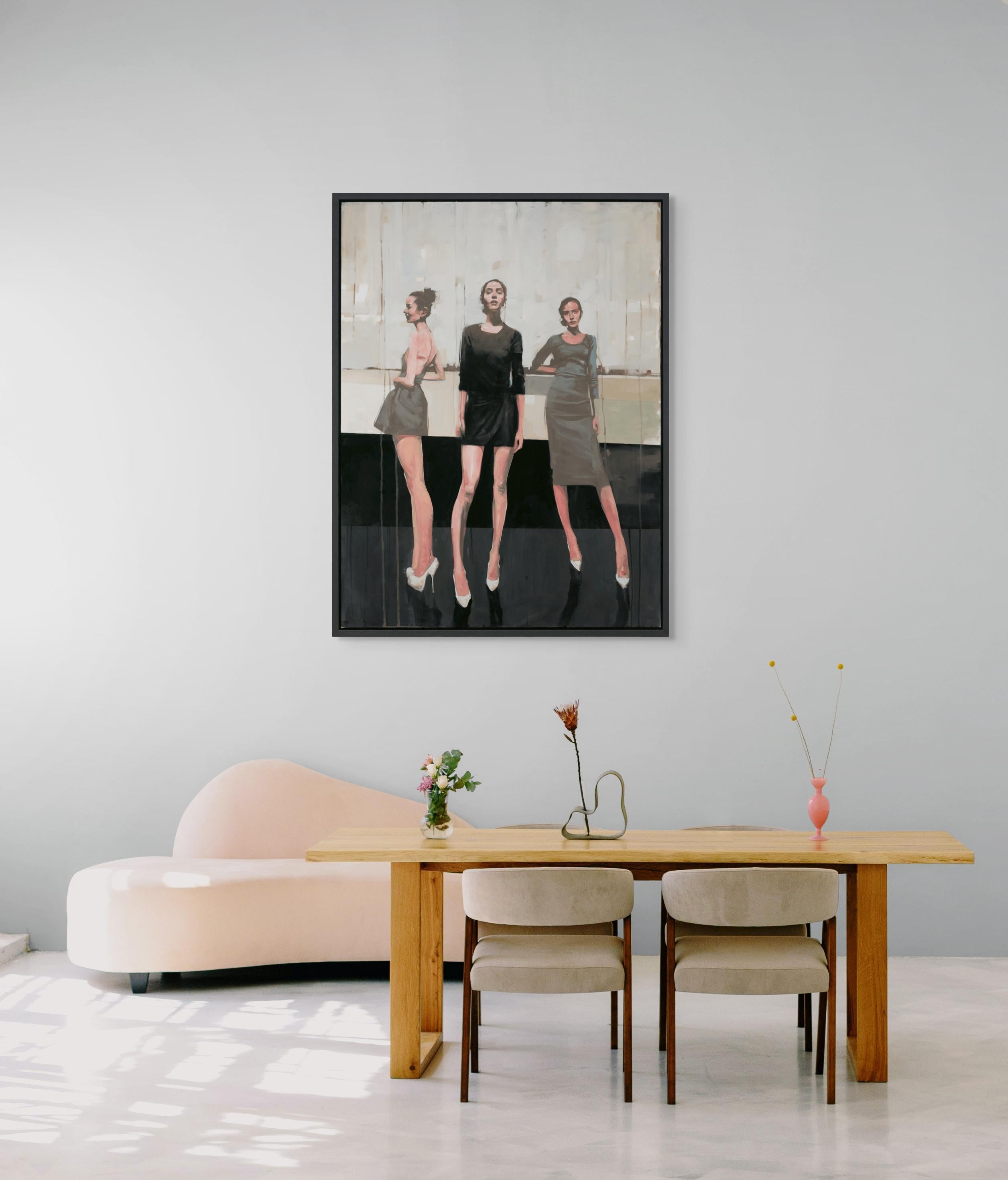 „Land“ (2024) Original Öl-Porträtgemälde von Michael Carson im Angebot 6
