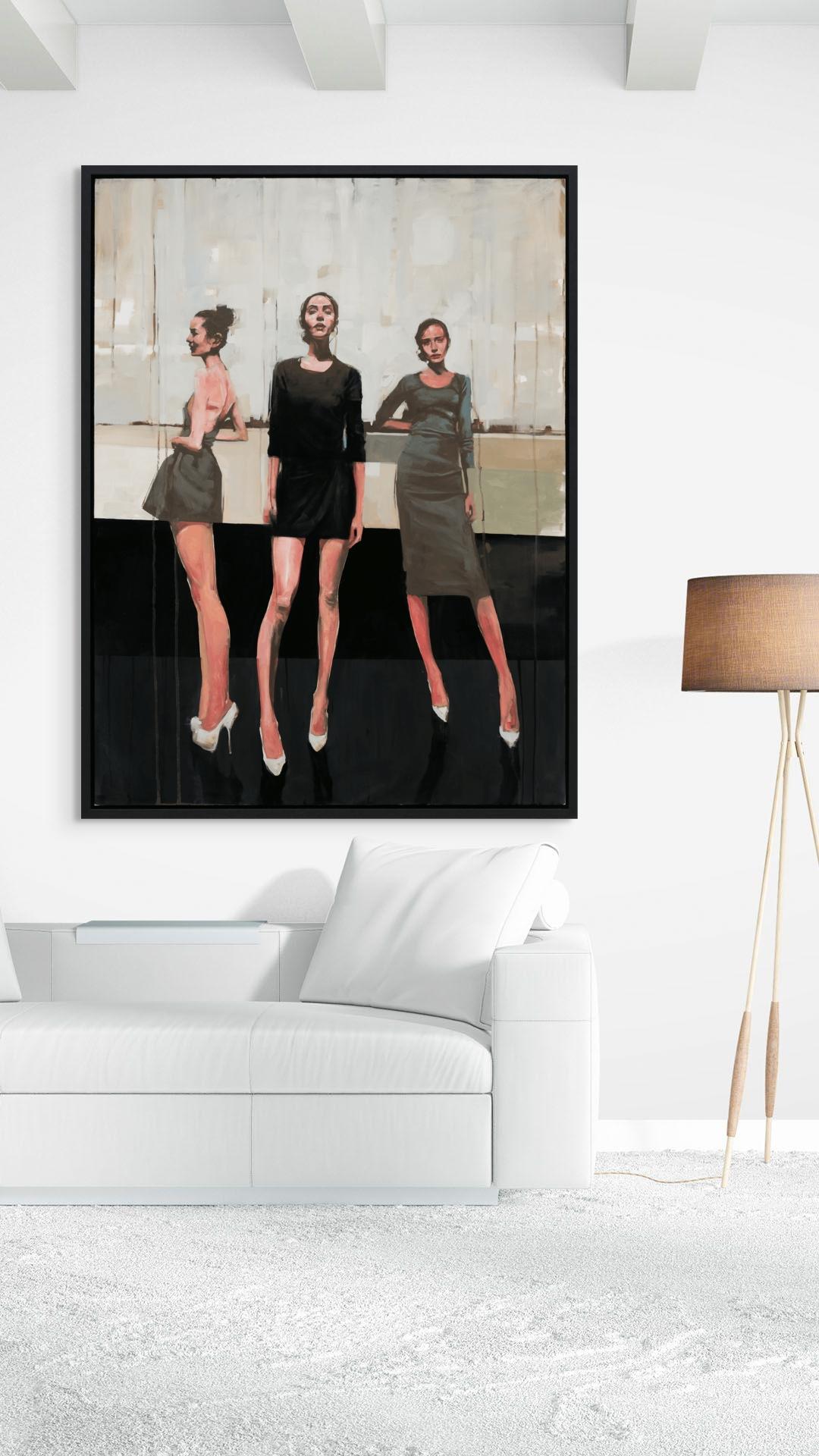 „Land“ (2024) Original Öl-Porträtgemälde von Michael Carson im Angebot 7