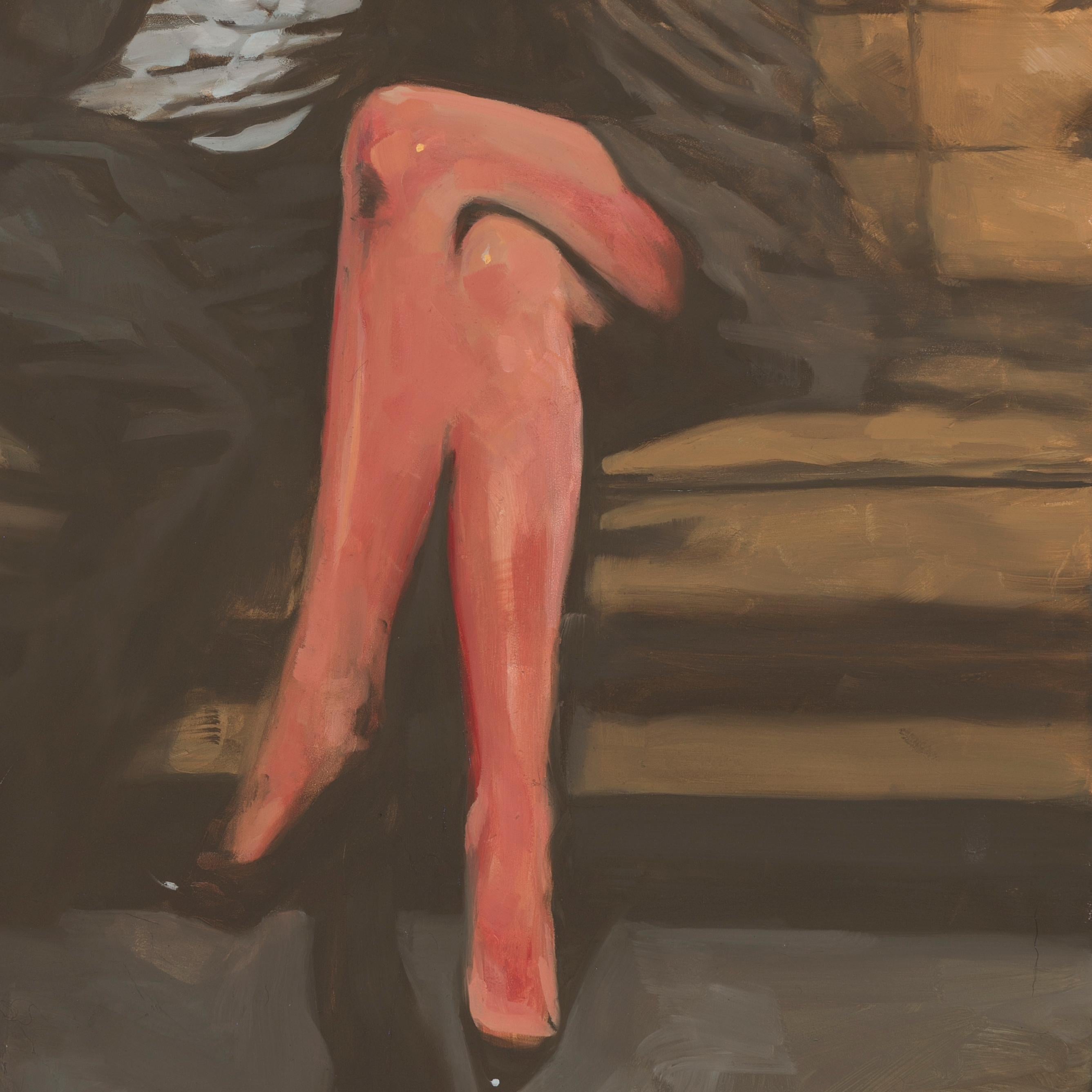 „Stolen“ (2024) Originales Ölporträtgemälde von Michael Carson im Angebot 3