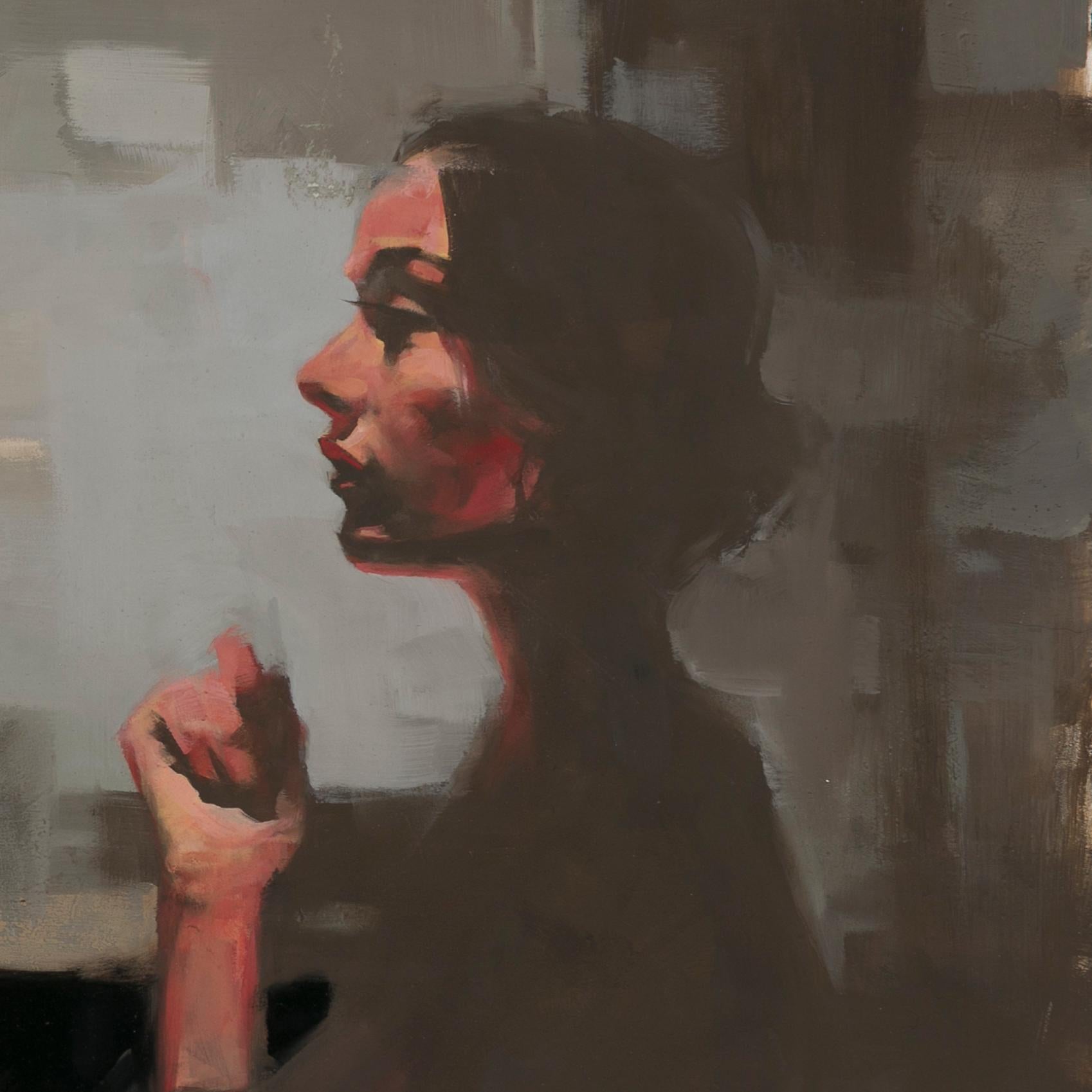 „Die Cicadas“ (2024) Originales Öl-Tiergemälde von Michael Carson 1