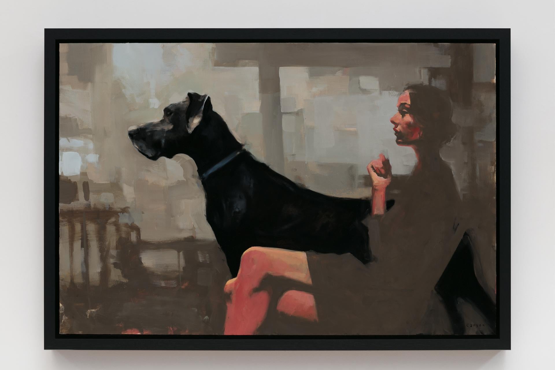 „Die Cicadas“ (2024) Originales Öl-Tiergemälde von Michael Carson 5