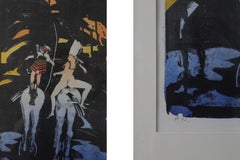 Michael Casford, Parola norvegese, litografia a colori, con cornice