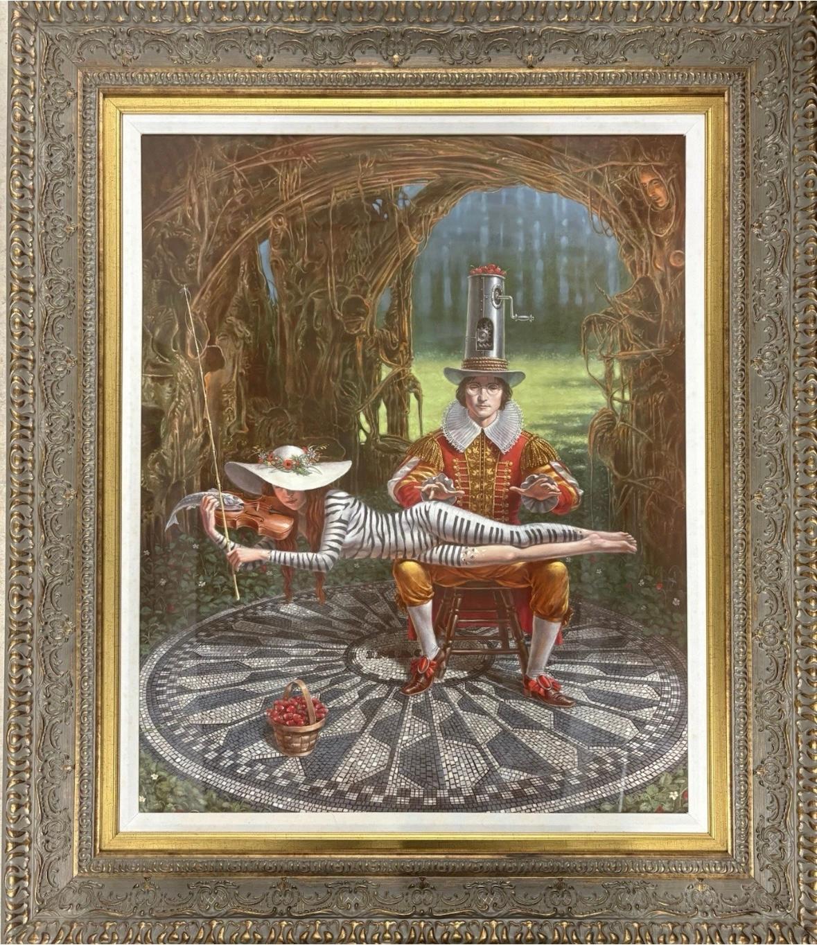 Michael Cheval Figurative Print - “Imagine II”
