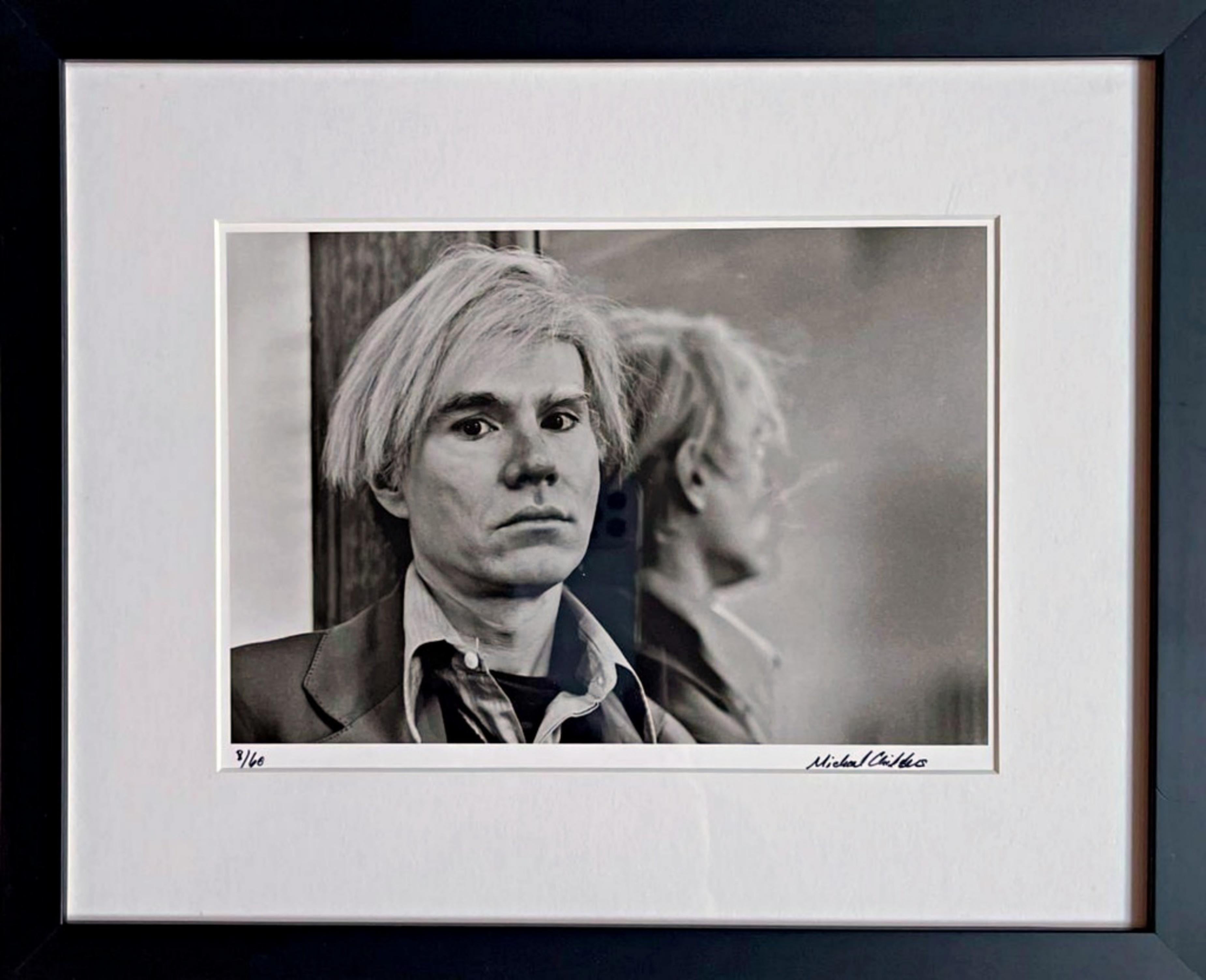 Michael Childers Black and White Photograph - Andy Warhol in New York, 1976, 2007, hand signed photograph 8/60 for Museum