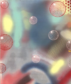 Michael Clark-It's a Beautiful Day-22.5" x 30"-Mixed Media-1985-Multicolor