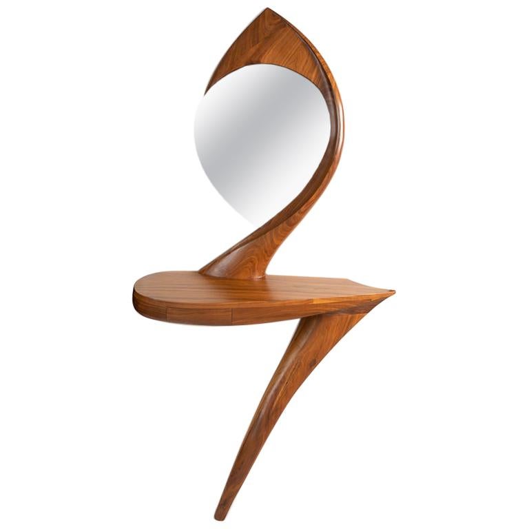 Michael Coffey, Heron III Console with Mirror, United States, 2011 For Sale