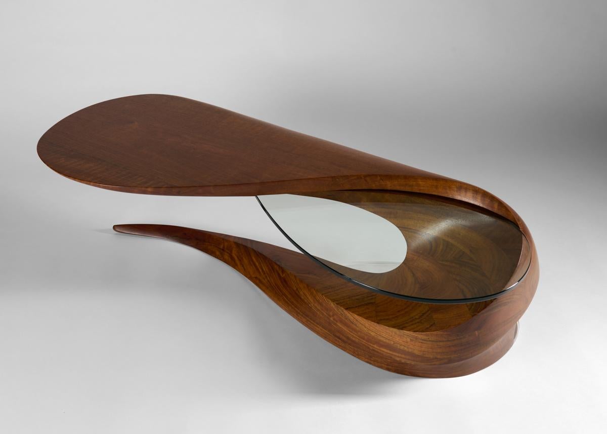 Late 20th Century Michael Coffey, Serpent I, Coffee Table, United States, 1989