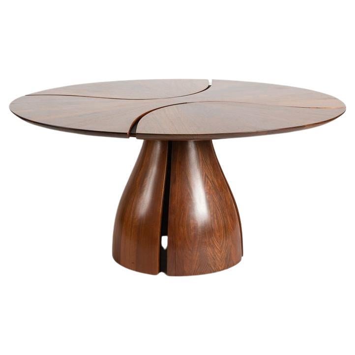 Michael Coffey Studio, Lily Pad Wood Dining Table, Vereinigte Staaten, entworfen 1980 im Angebot