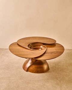Michael Coffey, Vortex, runder beleuchteter Couchtisch, Vereinigte Staaten, 2024