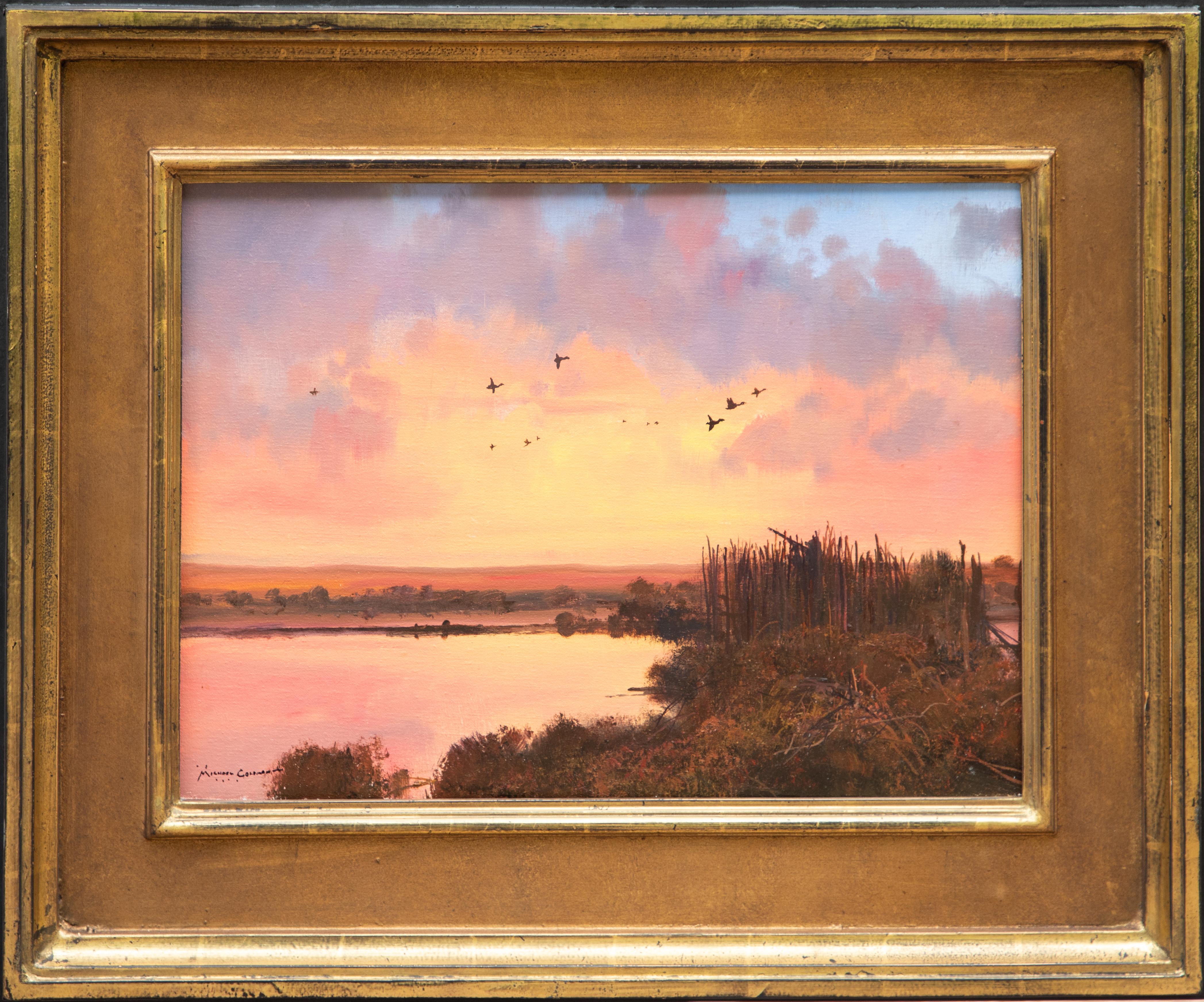 Michael Coleman Landscape Painting - Last Shot