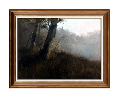 MICHAEL B. COLEMAN Original OIL PAINTING on BOARD Landscape Signed Art Framed