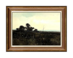 Michael Coleman Oil Painting on Board Original Landscape Signed Retro Artwork