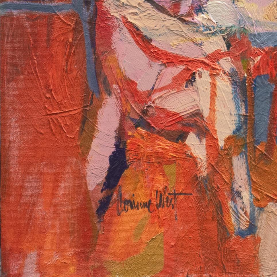 'Shoe-In', Paris, New York Abstraktion, ASL, Arshile Gorky, Künstlerin – Painting von Michael Corinne West