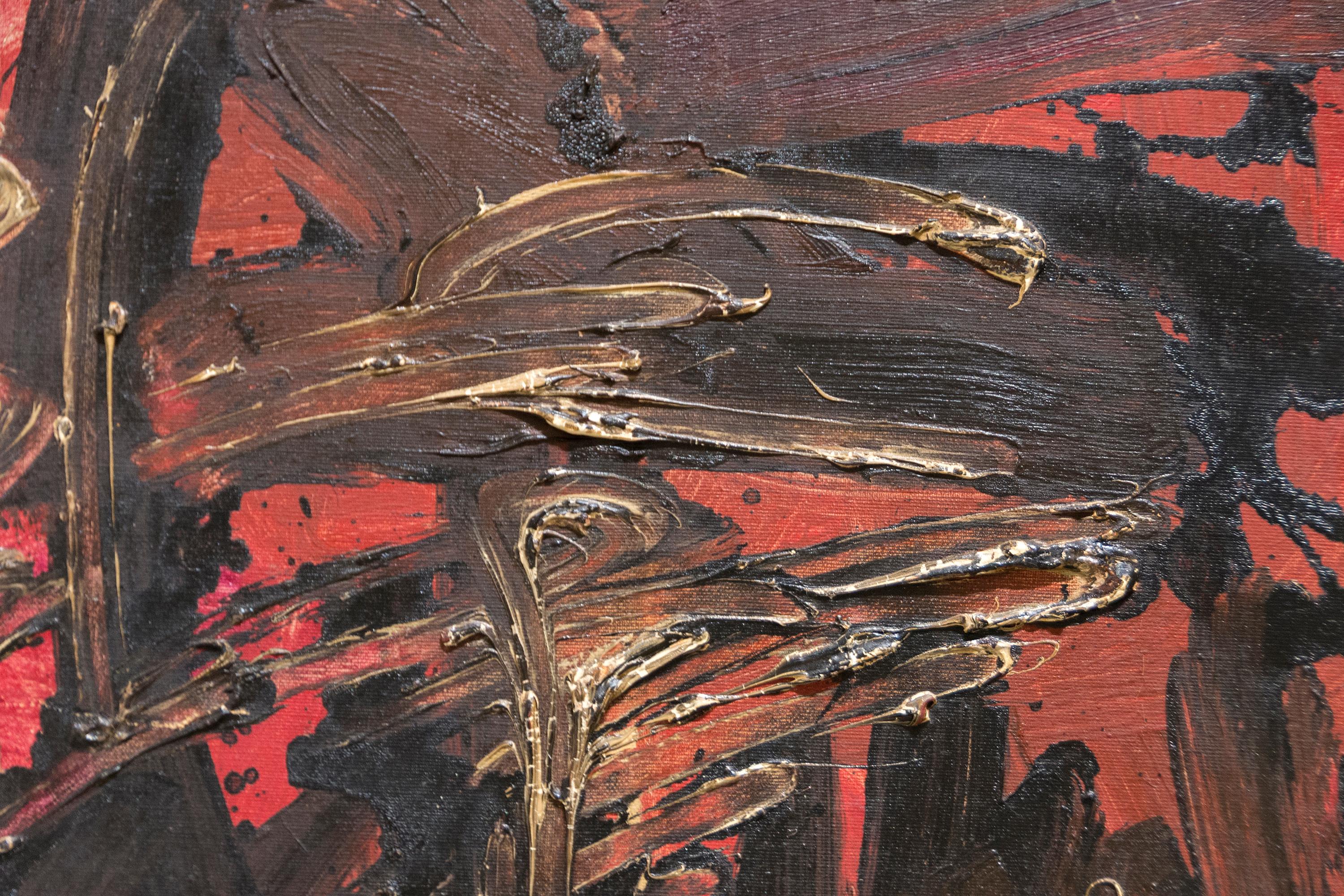 Il giorno dopo - Abstract Painting Marrone di Michael (Corinne) West