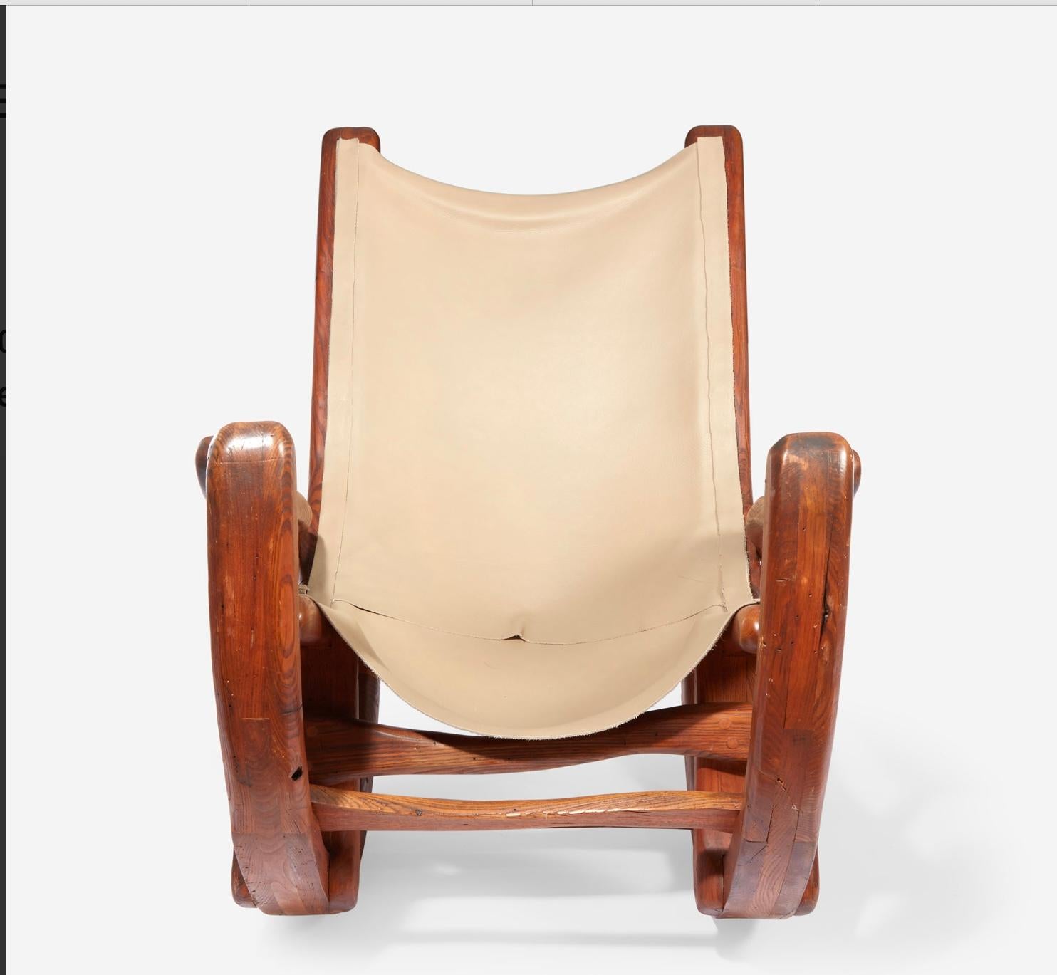 Michael Costerisan Rocking Chair, 1973 For Sale 11