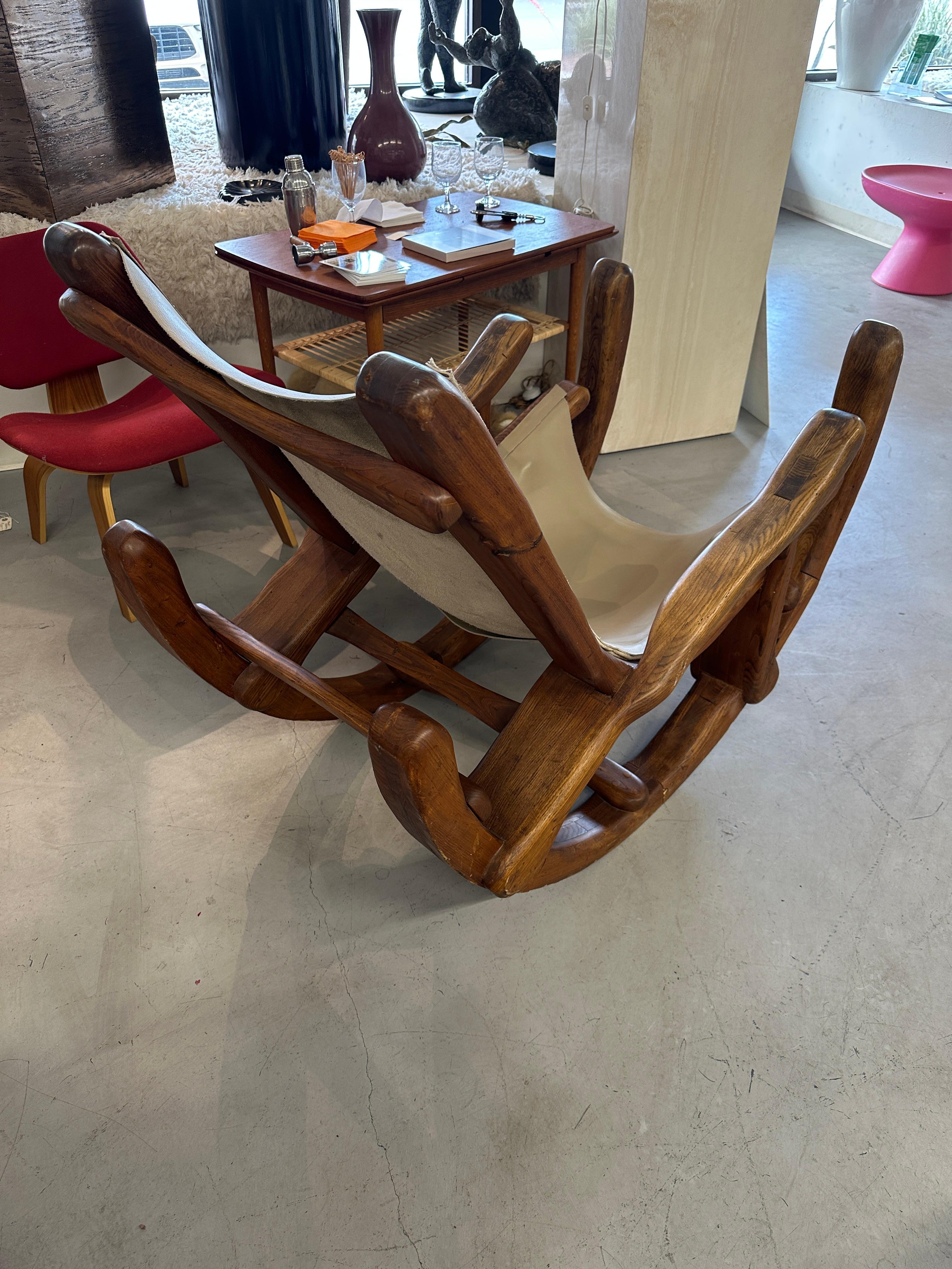 American Michael Costerisan Rocking Chair, 1973 For Sale