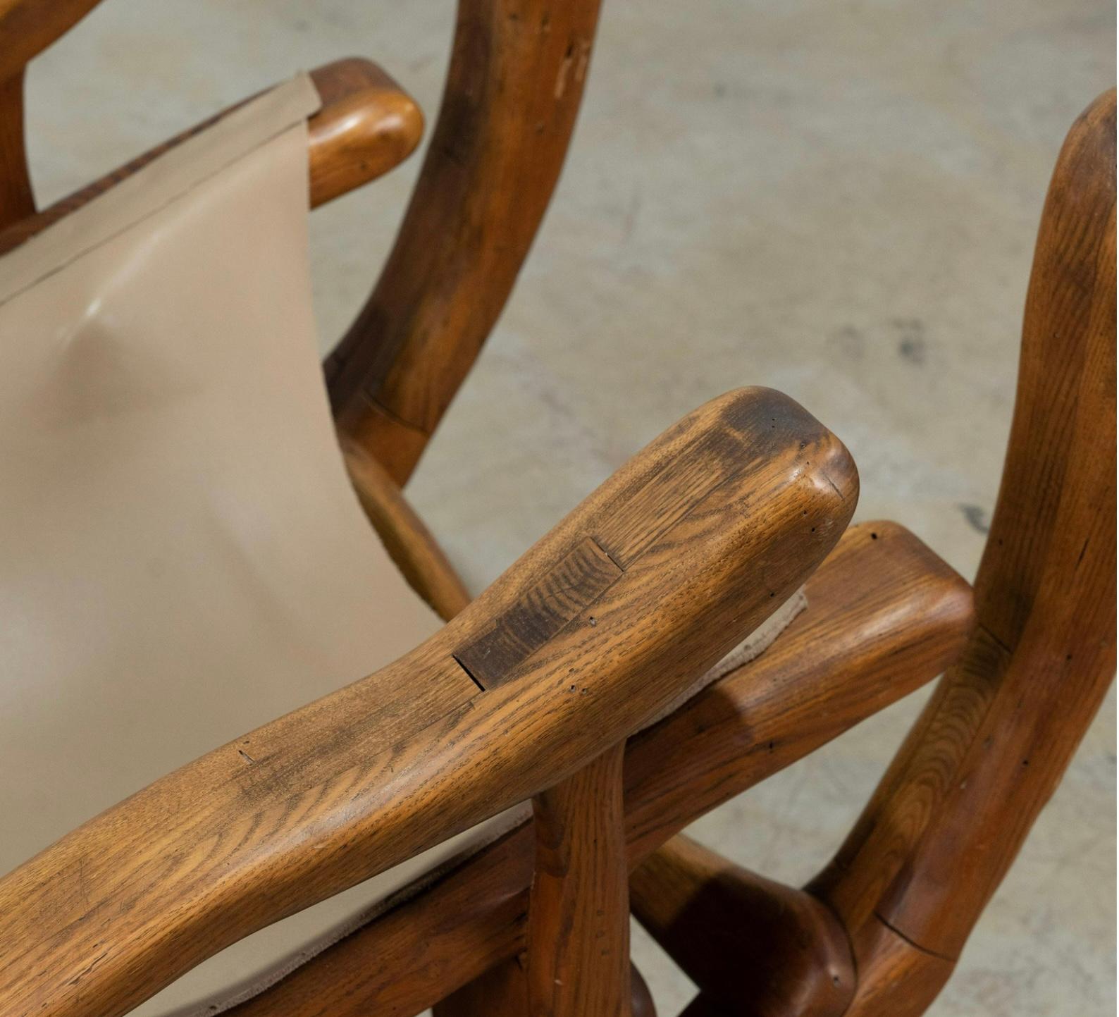 Wood Michael Costerisan Rocking Chair, 1973 For Sale