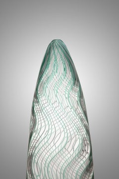 Blue and White Pillar