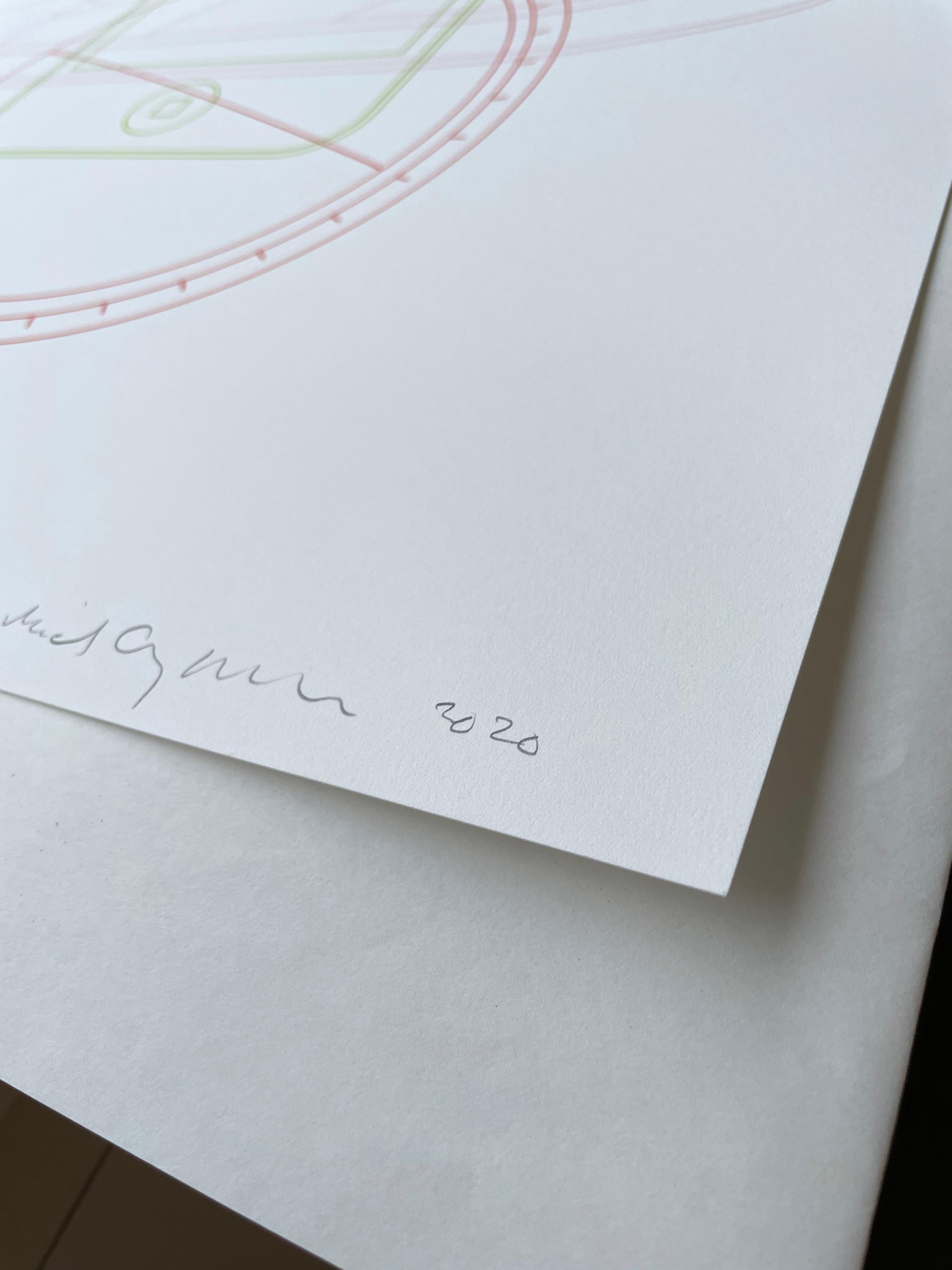 Art for Life - Gray Print by Michael Craig-Martin