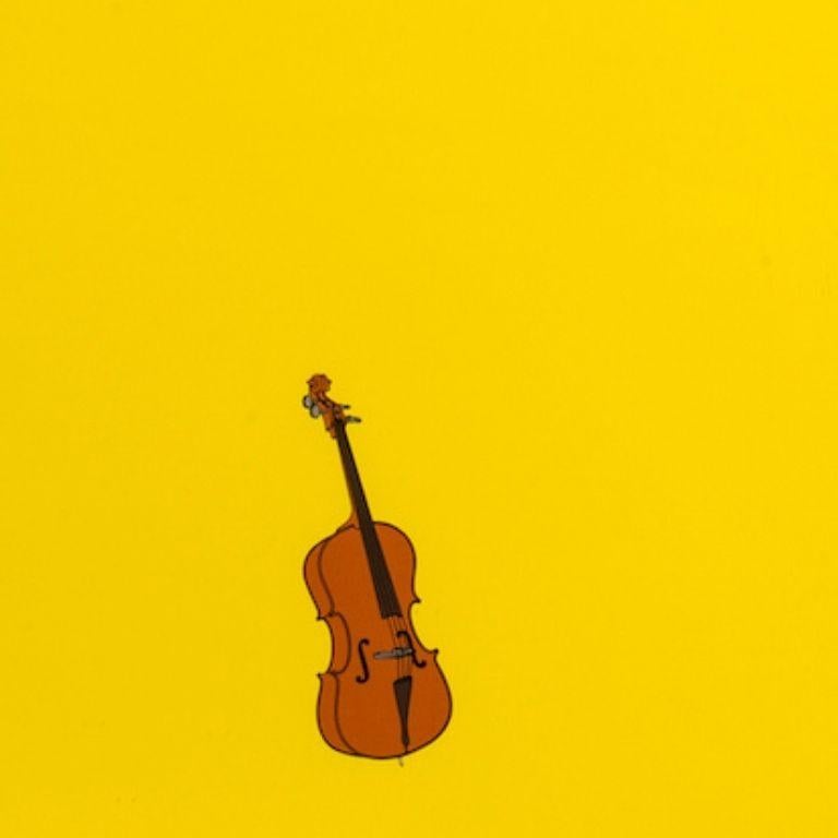 Book -- Screen Print, Still Life, Book, Violin by Michael Craig-Martin 2