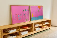 Deconstructing Piero (pink) -- Print, Contemporary Art by Michael Craig-Martin