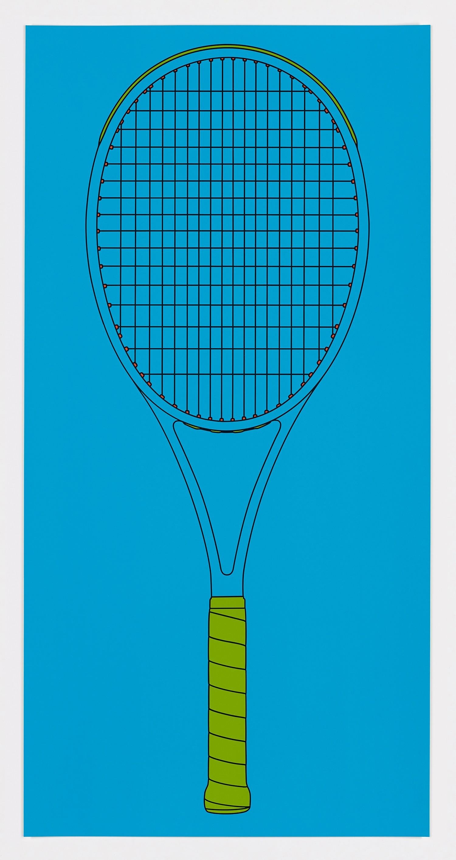 Michael Craig-Martin Abstract Print - Racket (From: Fundamentals)