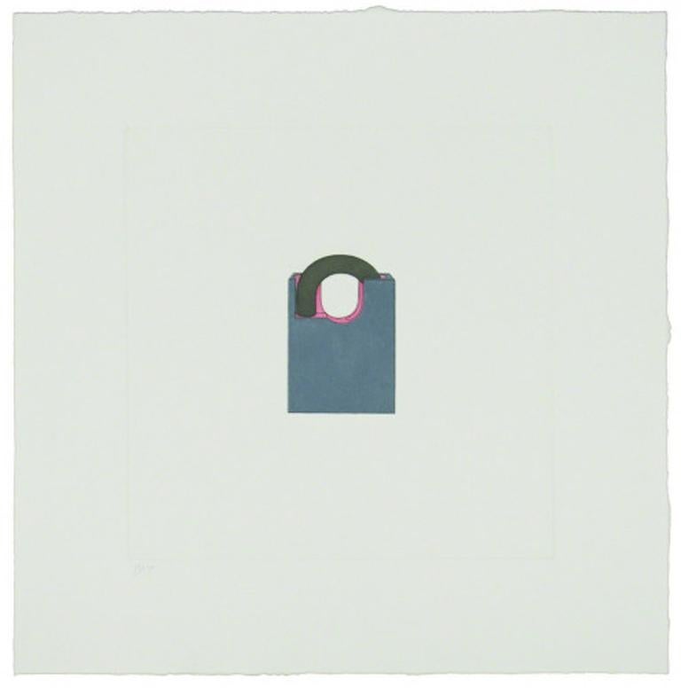 The Catalan Suite II - Padlock - Print by Michael Craig-Martin