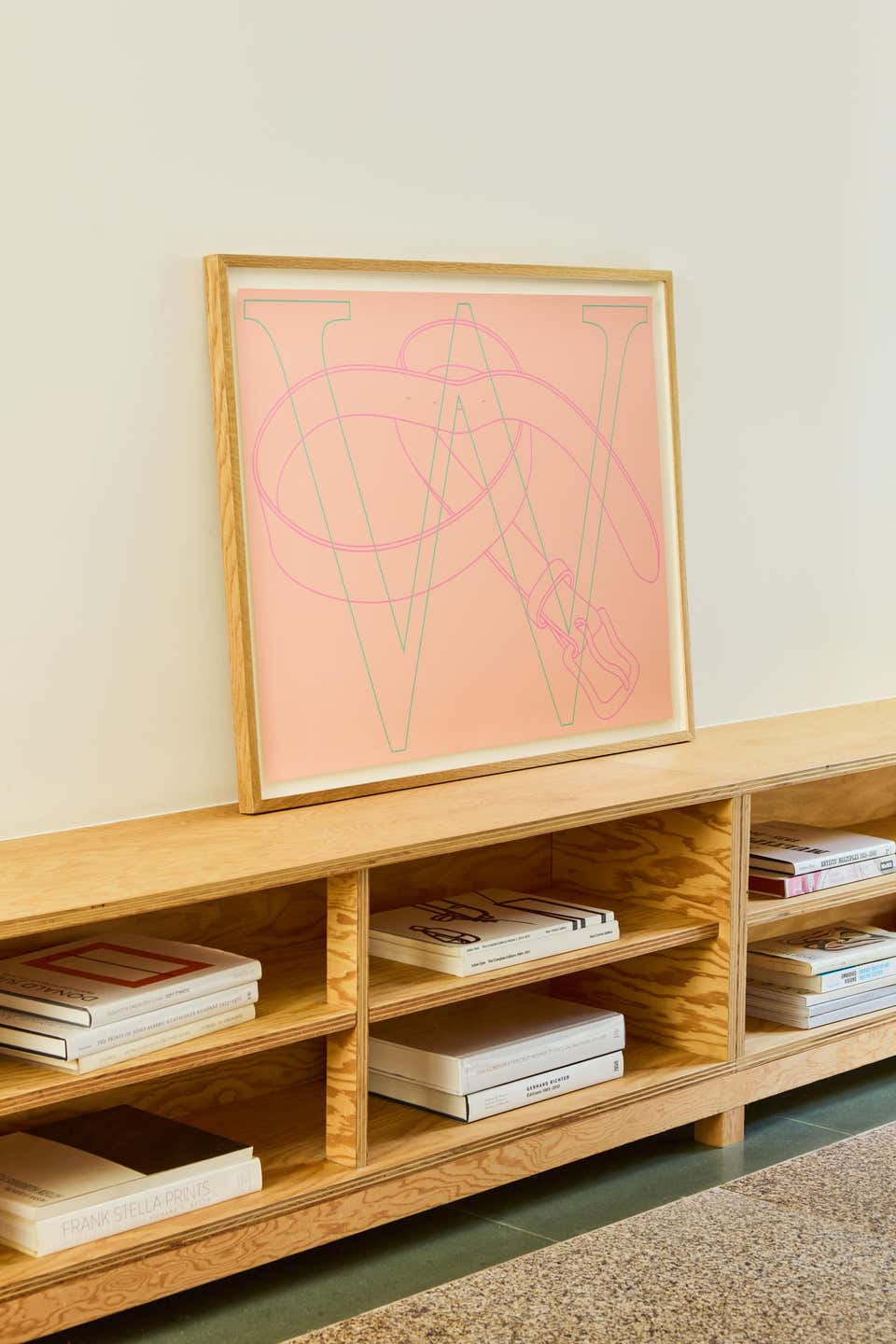 W -- Screenprint, Letter, Text, Alphabet, Pop Art by Michael Craig-Martin