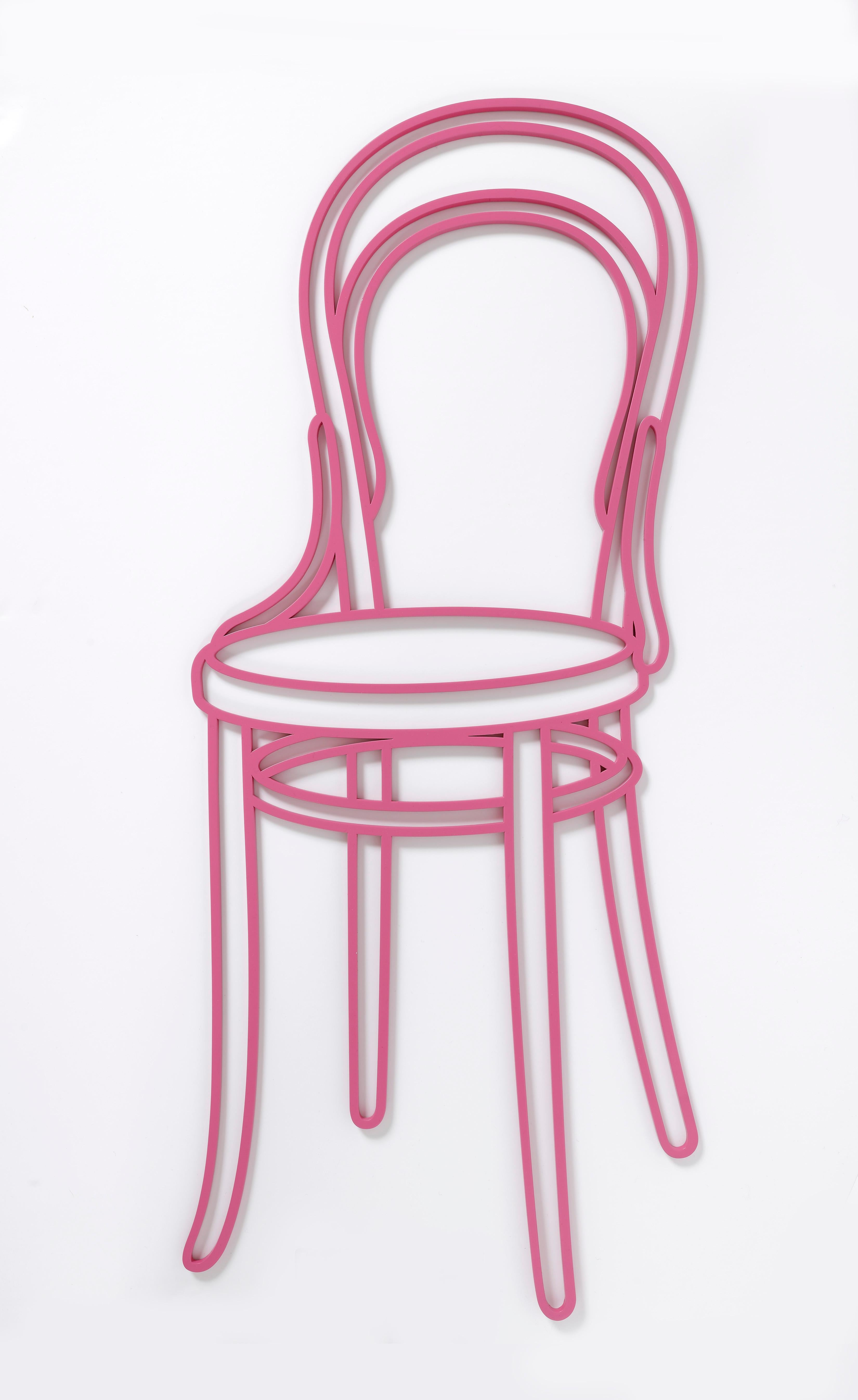 Thonet Chair - Mixed Media Art by Michael Craig-Martin