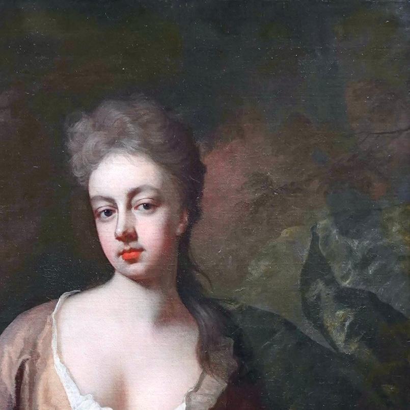 Lady Catherine Edwin (Née Montagu) - Painting by Michael Dahl