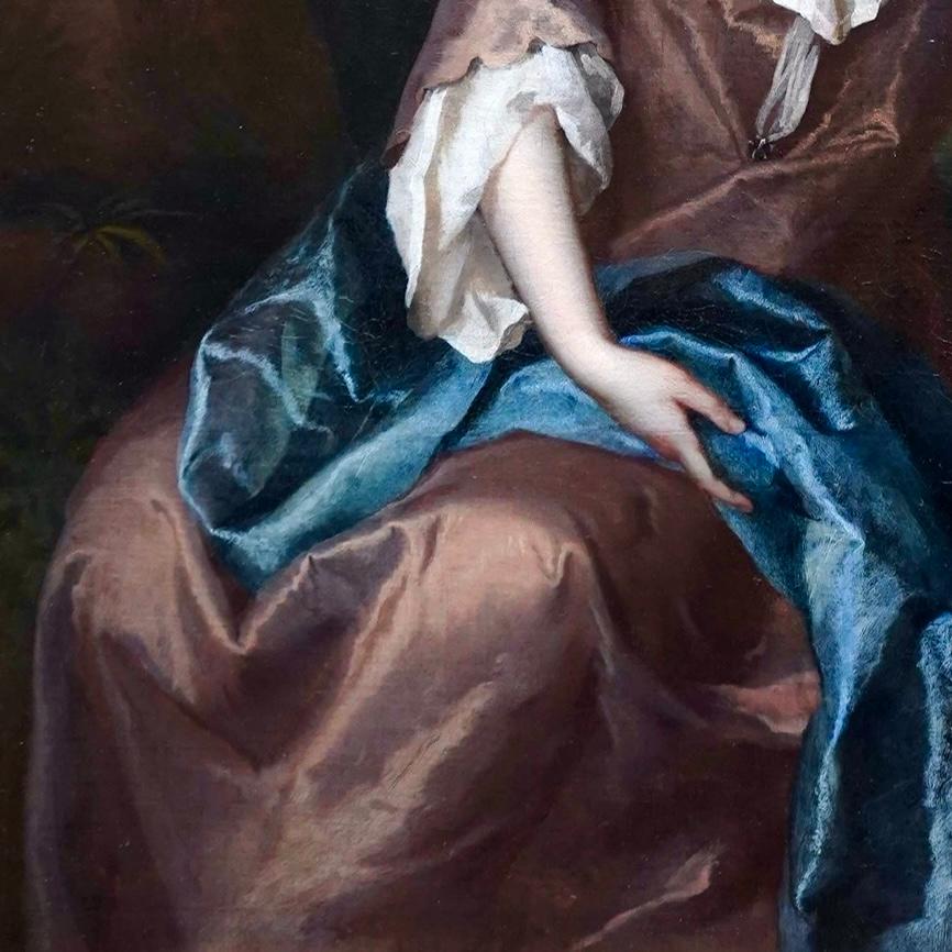 Lady Catherine Edwin (Née Montagu) - Noir Portrait Painting par Michael Dahl
