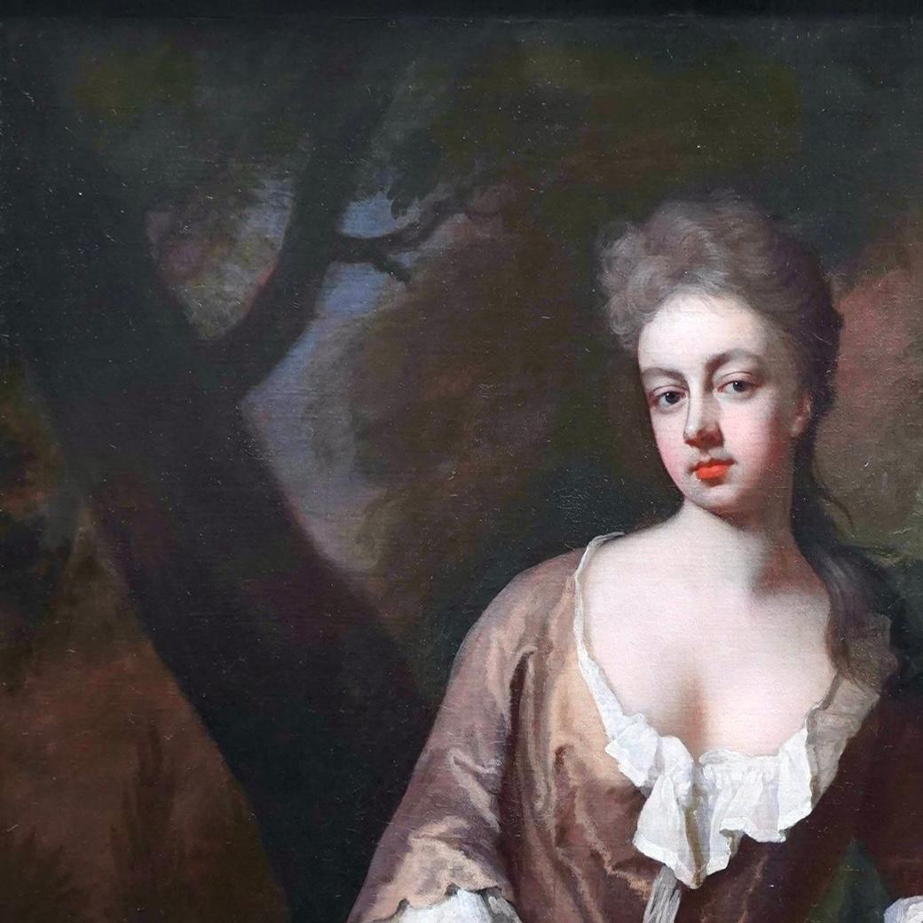 Lady Catherine Edwin (Née Montagu) - Old Masters Painting by Michael Dahl