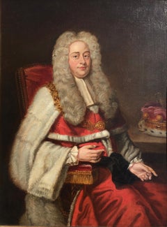 Antique Late 18th Century British Portrait of the Earl of Hardwicke
