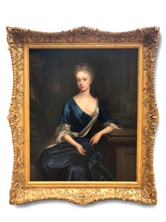 Oil Painting, Portrait of Viscountess Harcourt, Att to Michael Dahl (1659-1743)