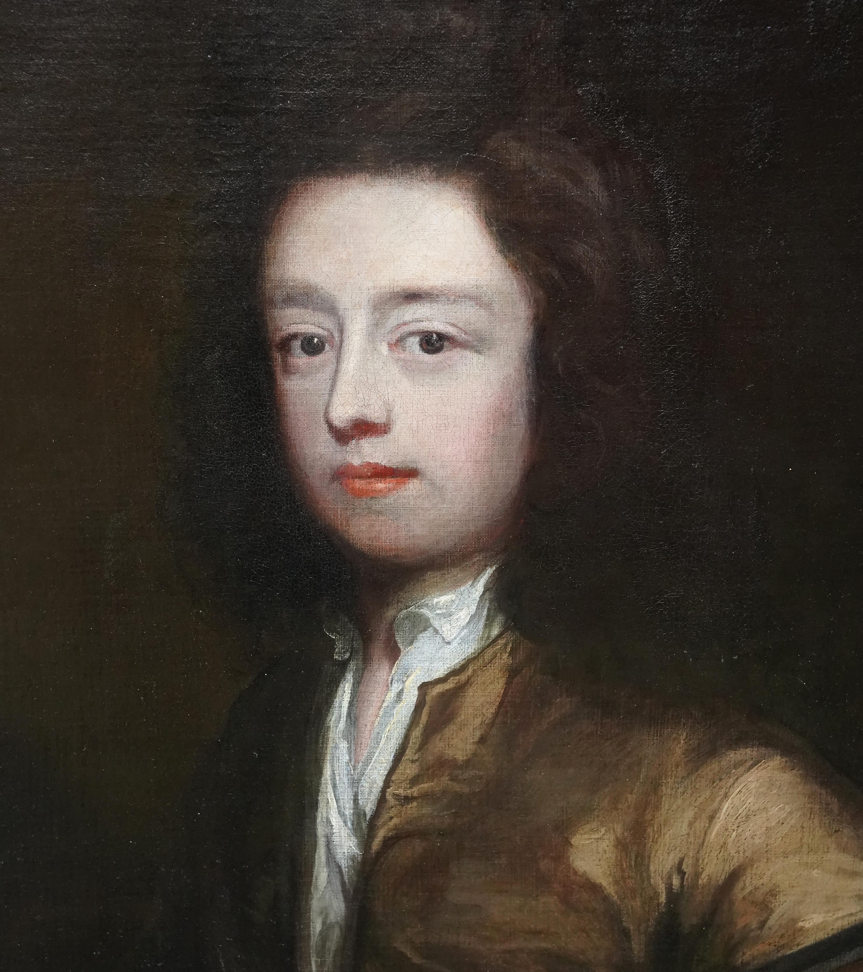 Old Master Portrait of a Gentleman - British 18th century oil painting For Sale 2