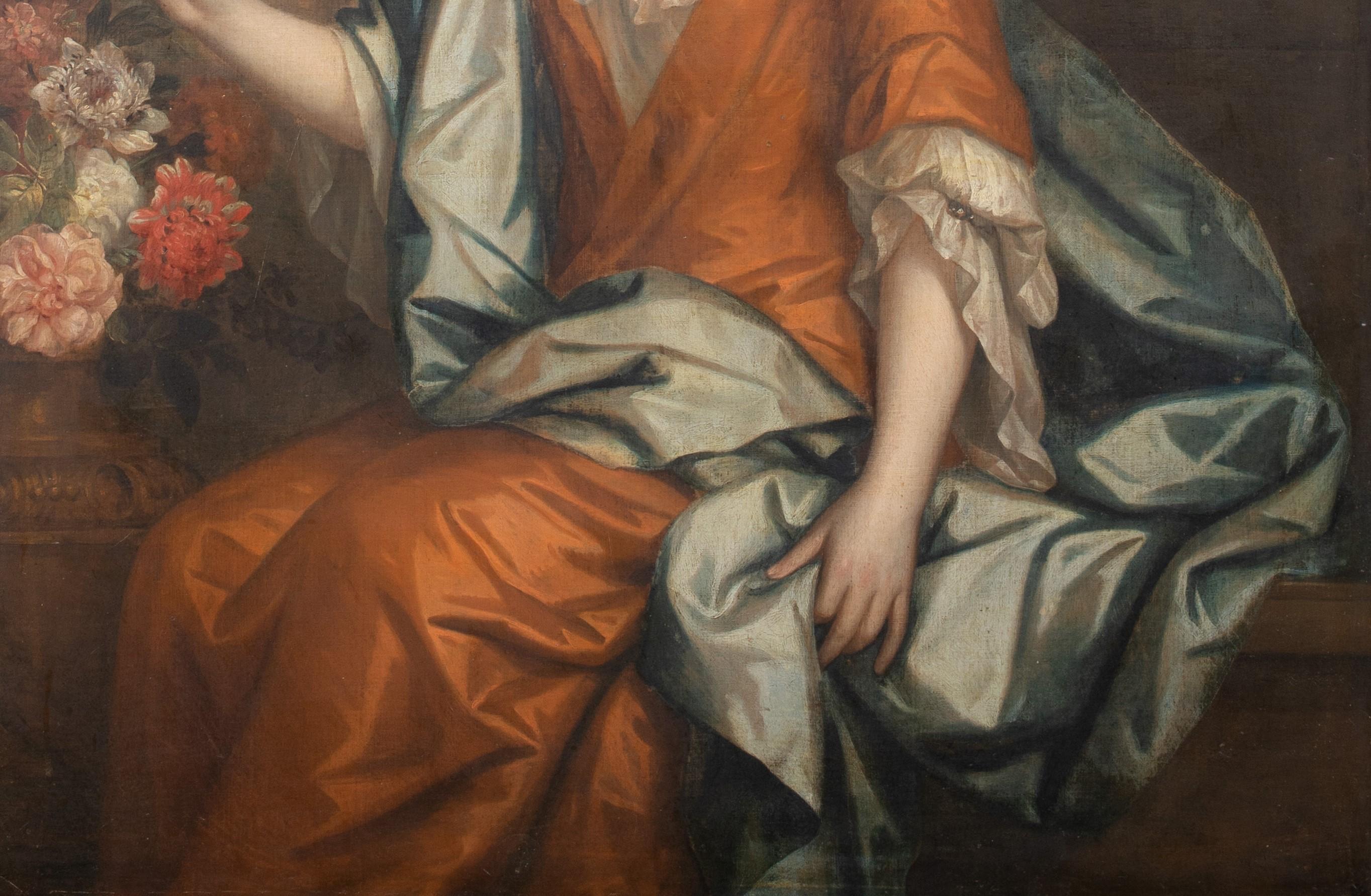 Portrait of Jane Hyde, Countess of Clarendon and Rochester (1669-1725), 17th Cen - Brown Portrait Painting by Michael Dahl