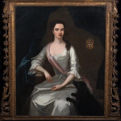 Portrait Of Lady Anne Bateman (nee Spencer) (1702-1769) Churchill Family