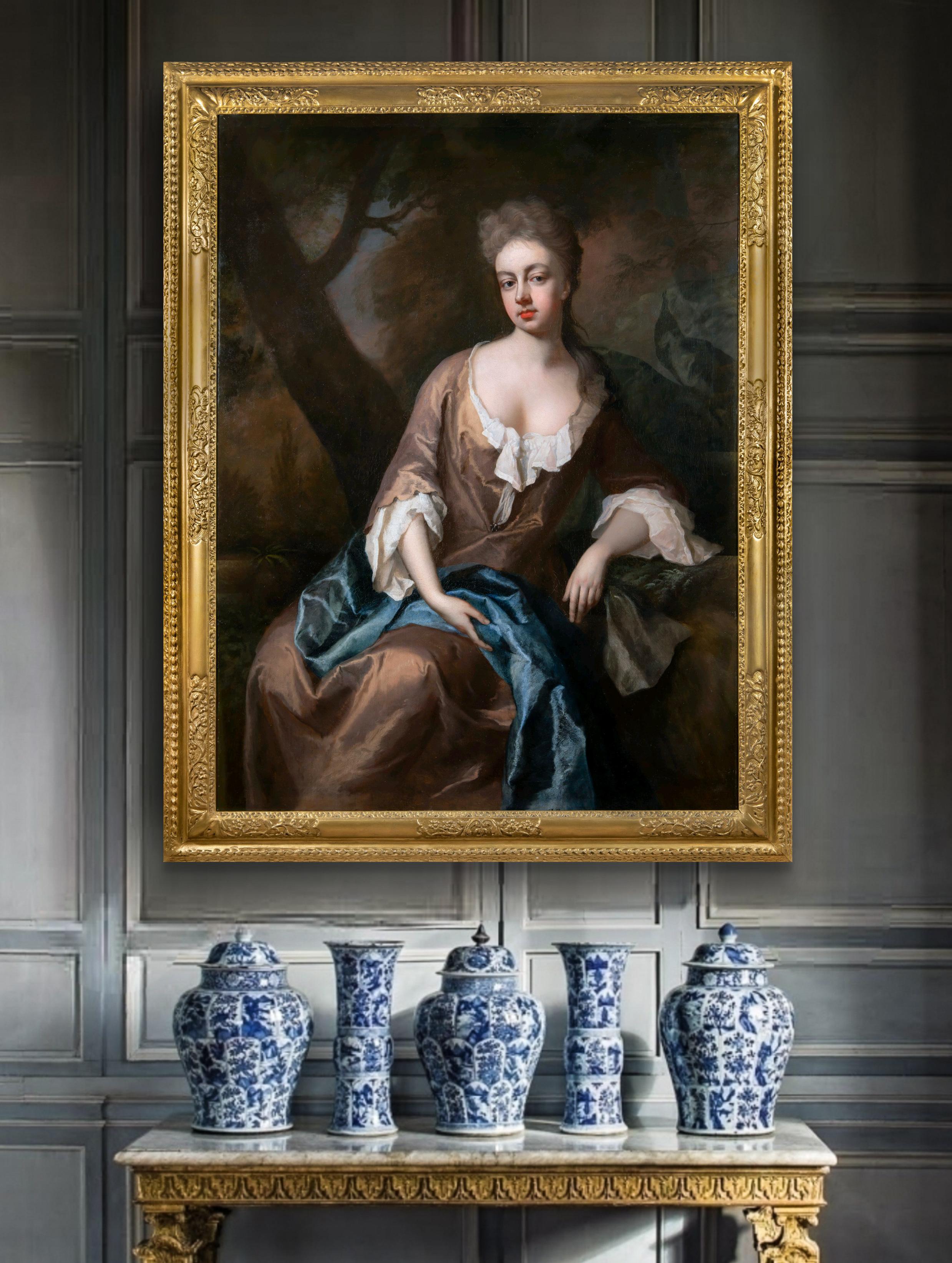 Ritratto di Lady Catherine Edwin (Montagu) in un bosco, 1697 ca.