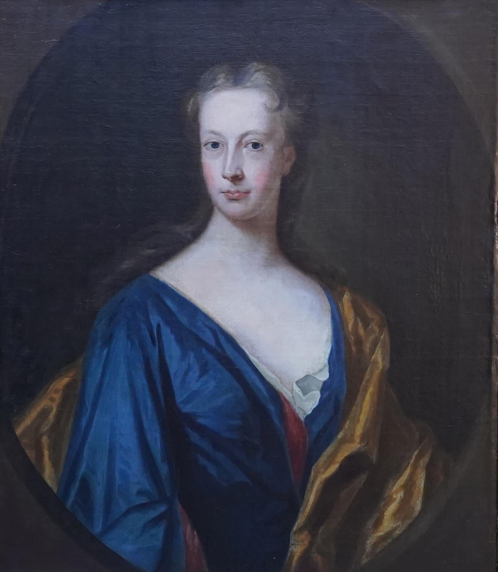 Portrait of Rachel Missing, Edinburgh - British Old Master art oil painting - Painting by Michael Dahl