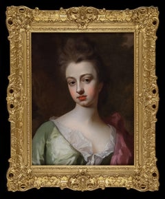 Portrait of Sarah Churchill, Duchess of Marlborough in Green Dress oil on canvas