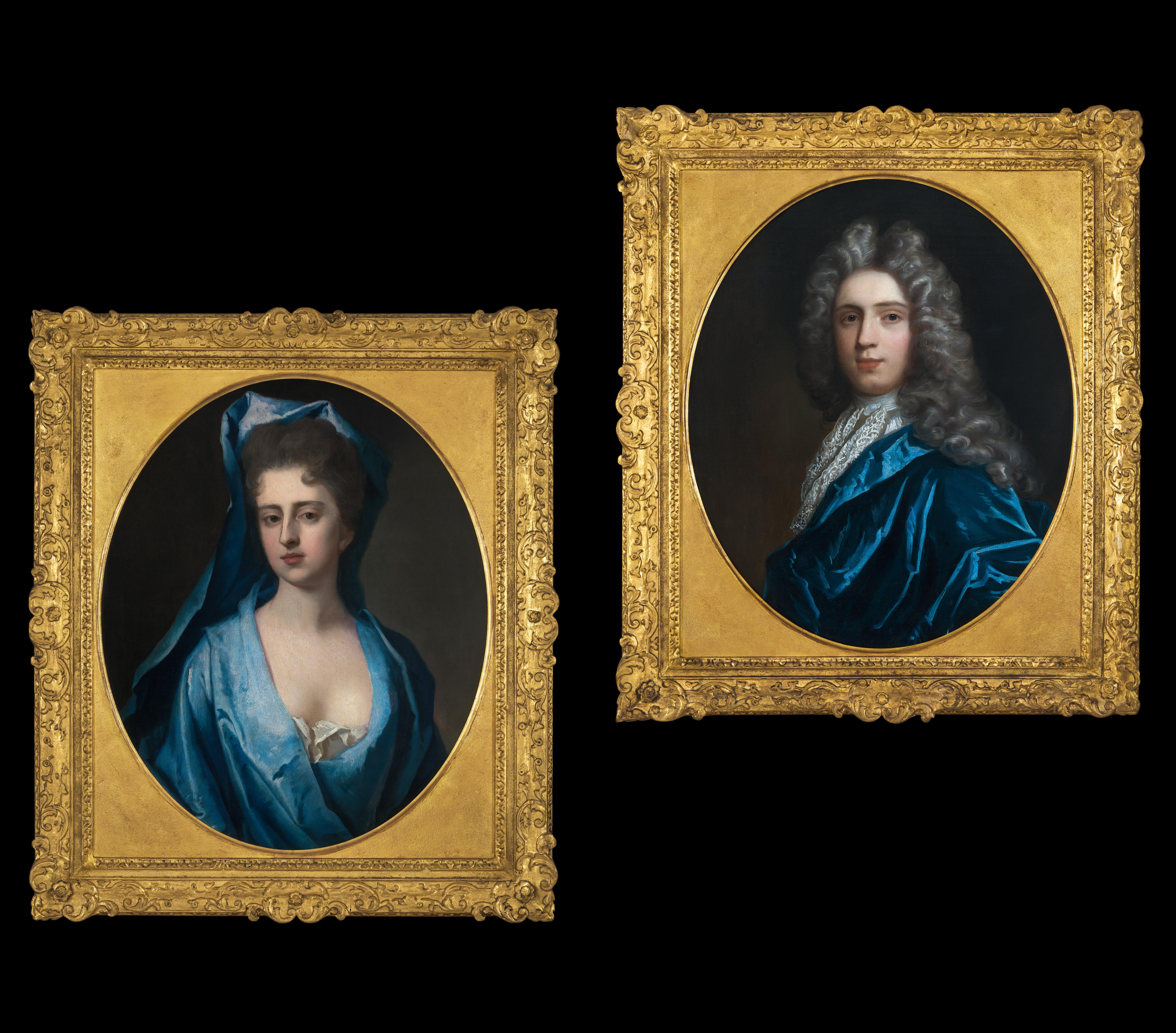 Portrait of Sir John Wentworth and Mary, Lady Wentworth Gentleman Lady Dahl